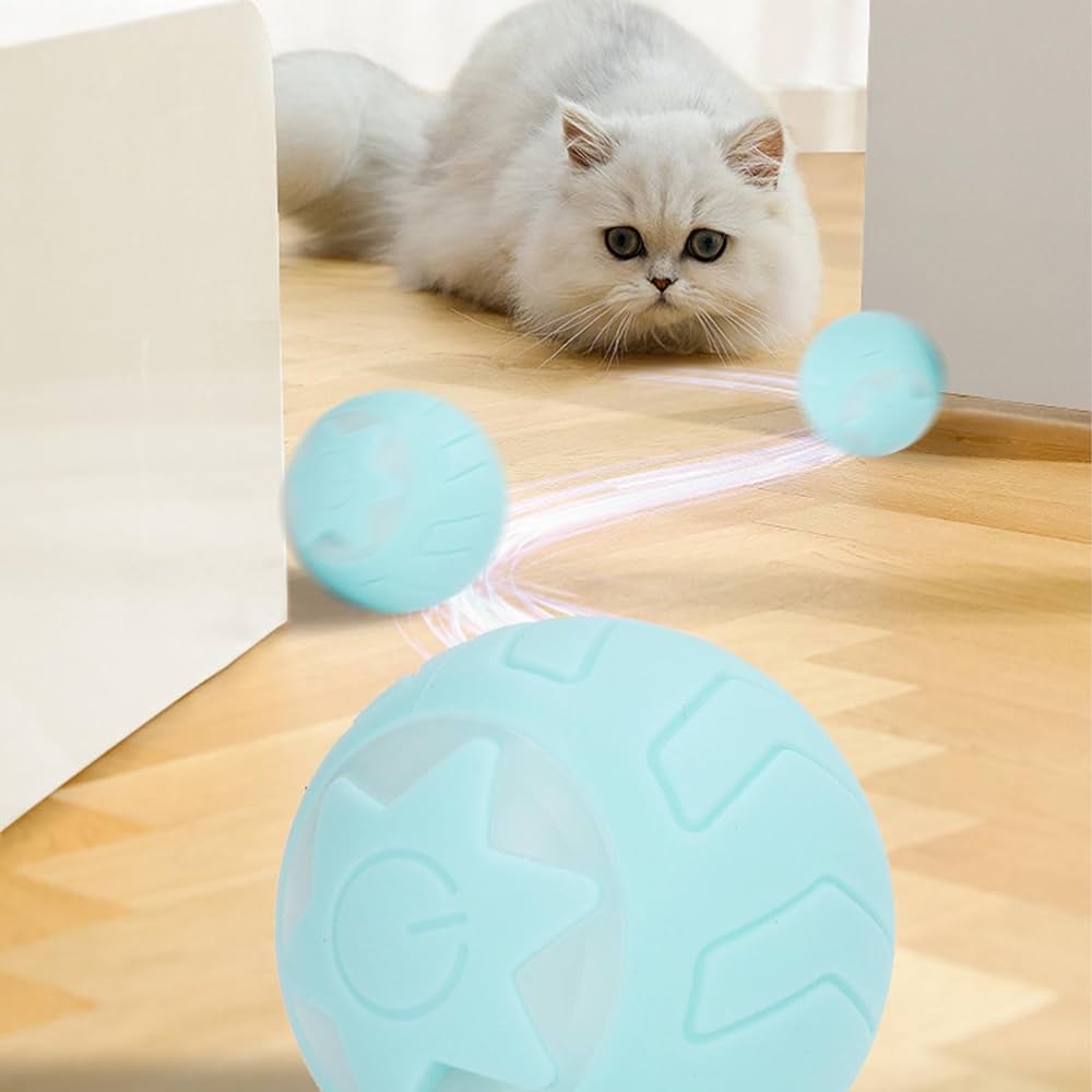 Jouets intelligents à bille roulante pour chat