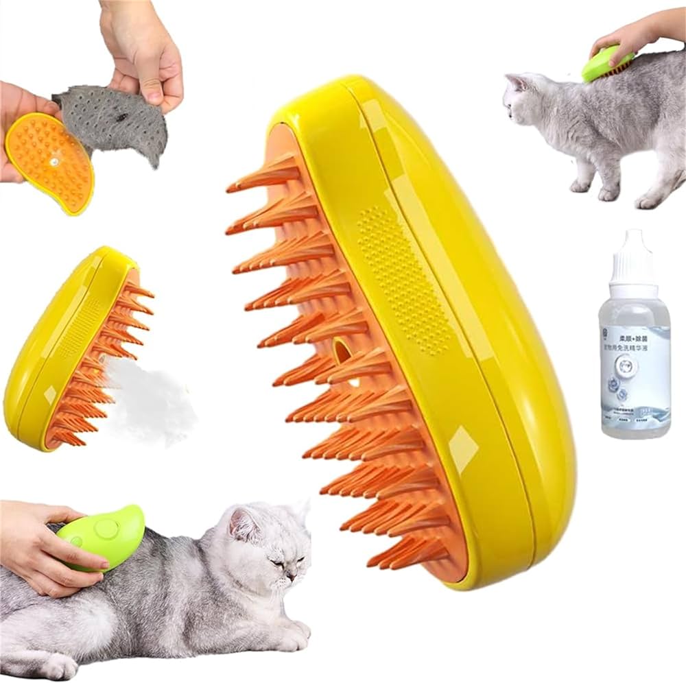 Brosse à vapeur électrique pour chat & chien