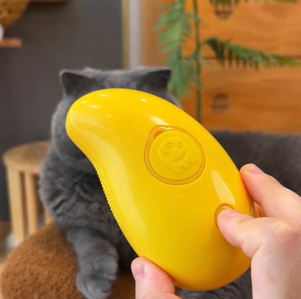 Brosse à vapeur électrique pour chat & chien