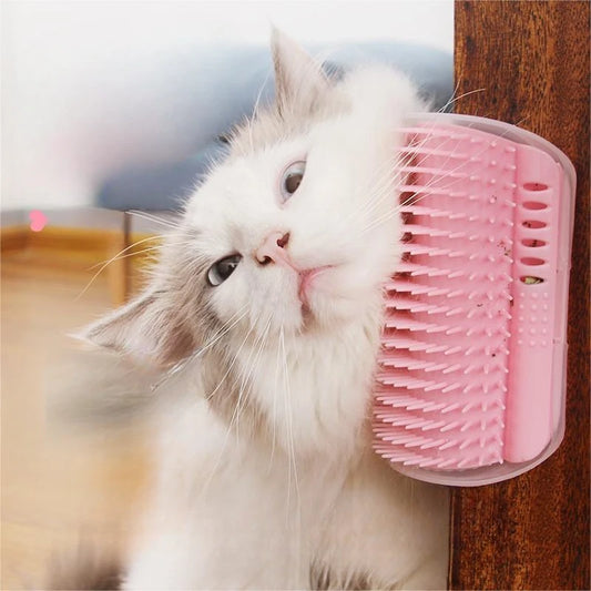 Auto-Toiletteur pour Chats avec Herbe à Chat