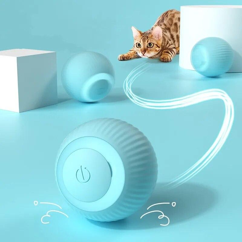 Jouets intelligents à bille roulante pour chat