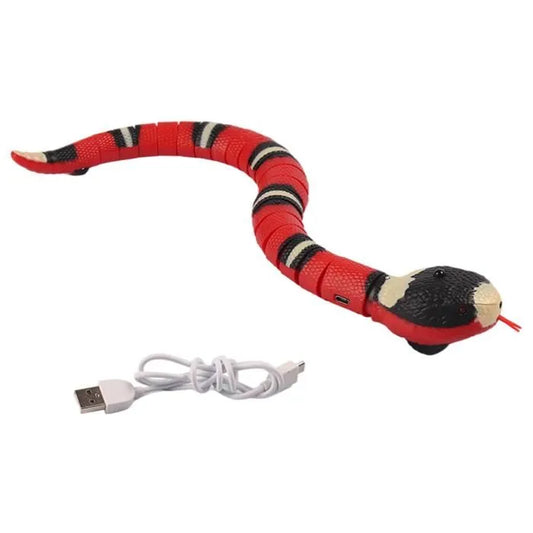 Jouet serpent interactif pour chat